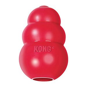 Kong Classic Chew Treat Dog Toy Red